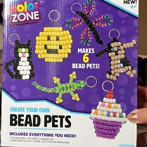 New Kids Color Zone Create Your Own DIY Bead Pets Kit Ages 6+